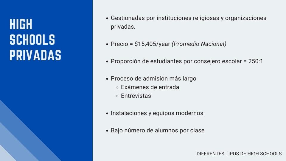 High school privada