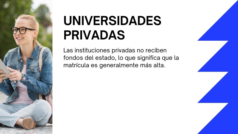¿Qué son las universidades privadas?