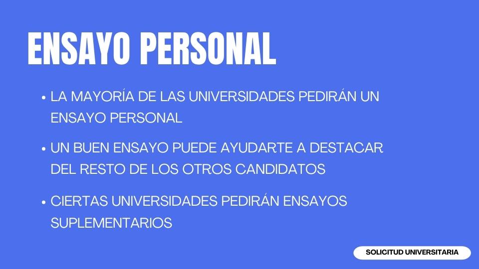 ENSAYO PERSONAL