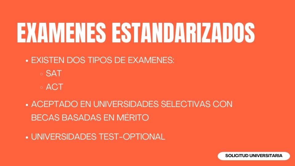 EXAMENES ESTANDARIZADOS