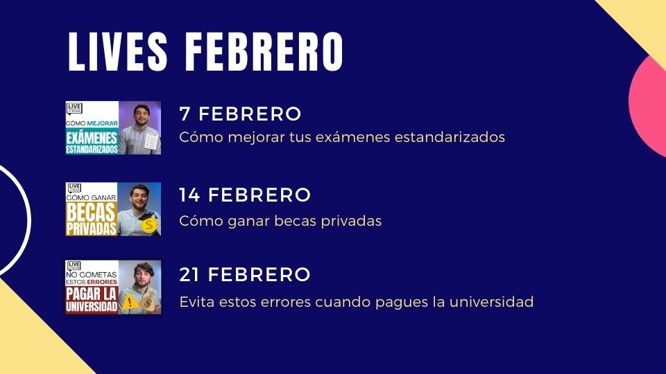 Lives del mes de febrero