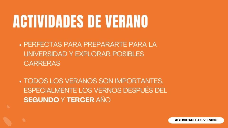 La importancia de las actividades de verano