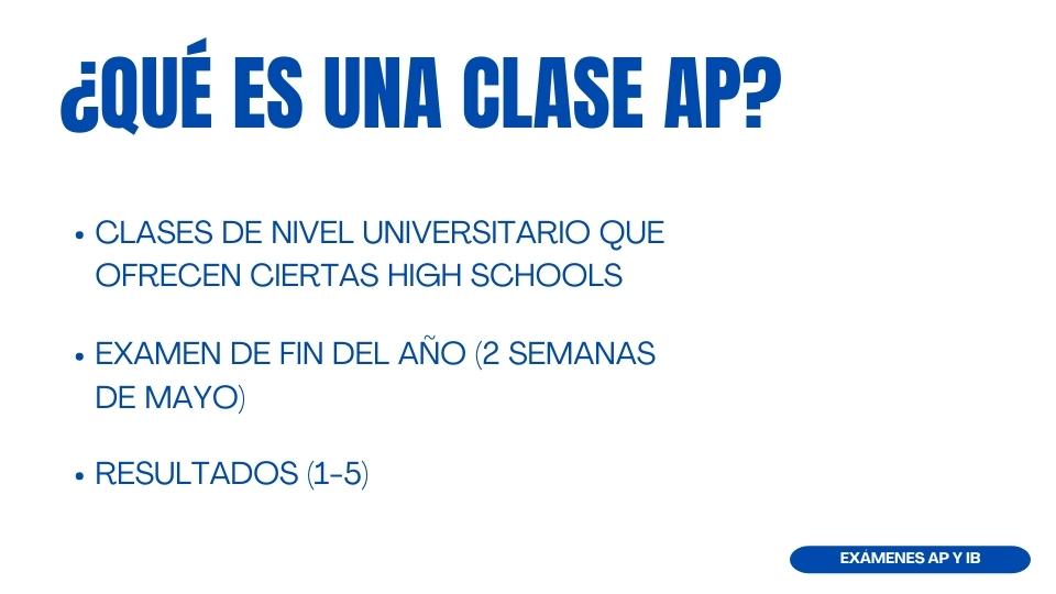 que es una clase AP