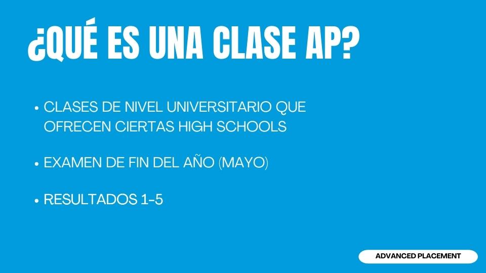 que es una clase AP